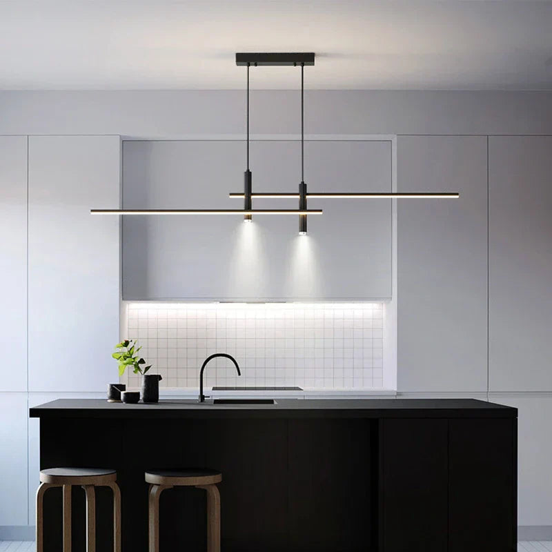 Lampa Wisząca Modernistyczna LED z Pilotem i Regulacją Jasności