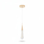 Lampa Wisząca Nowoczesna w Kształcie Kropli z Kryształowym Kloszem