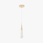 Lampa Wisząca Nowoczesna w Kształcie Kropli z Kryształowym Kloszem