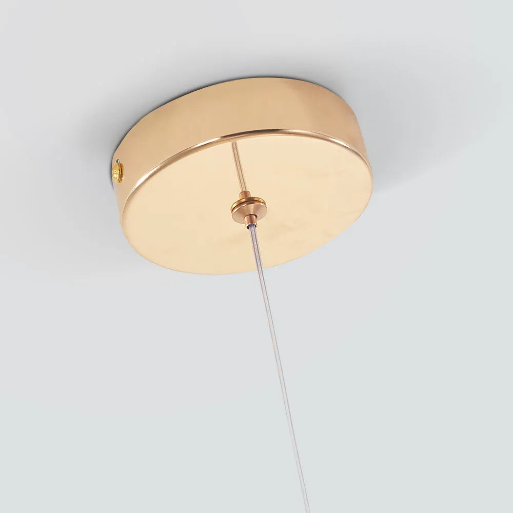 Lampa Wisząca Nowoczesna w Kształcie Kropli z Kryształowym Kloszem