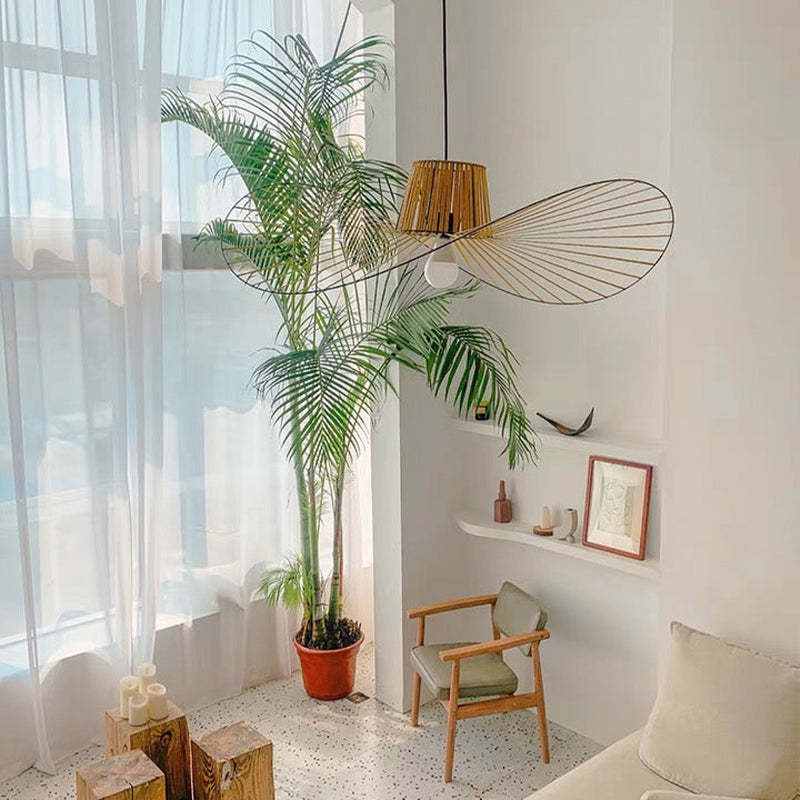Lampa Wisząca Nowoczesna z Asymetrycznym Kloszem Drucianym ##POS:18##