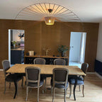 Lampa Wisząca Nowoczesna z Asymetrycznym Kloszem Drucianym