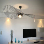 Lampa Wisząca Nowoczesna z Asymetrycznym Kloszem Drucianym