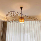 Lampa Wisząca Nowoczesna z Asymetrycznym Kloszem Drucianym ##POS:9##