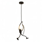 Lampa Wisząca Nowoczesna z Figurką Człowieka ze Stali