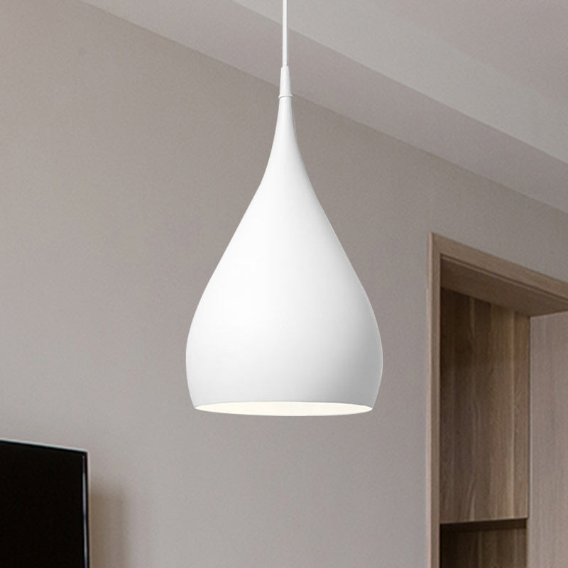 Lampa Wisząca Nowoczesna z Kloszem w Kształcie Kropli