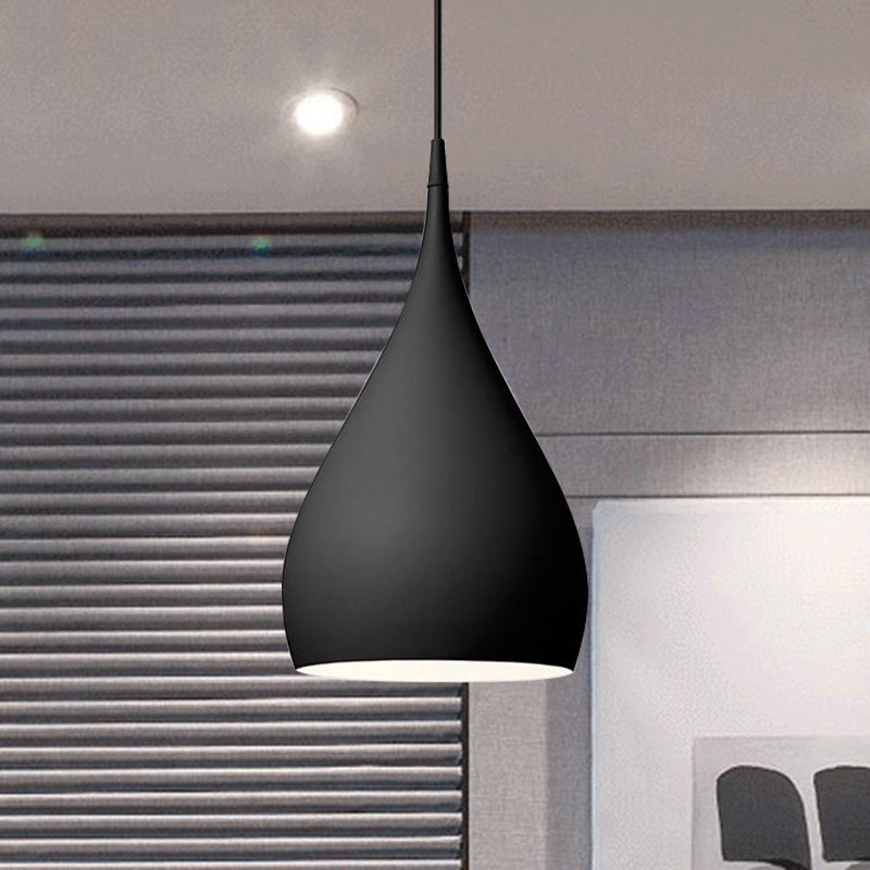 Lampa Wisząca Nowoczesna z Kloszem w Kształcie Kropli