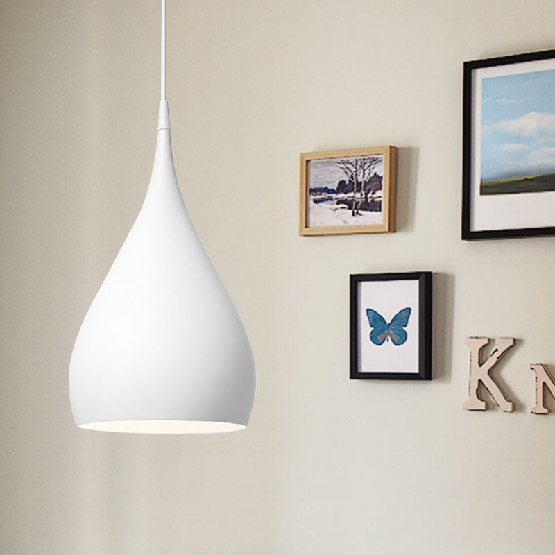 Lampa Wisząca Nowoczesna z Kloszem w Kształcie Kropli