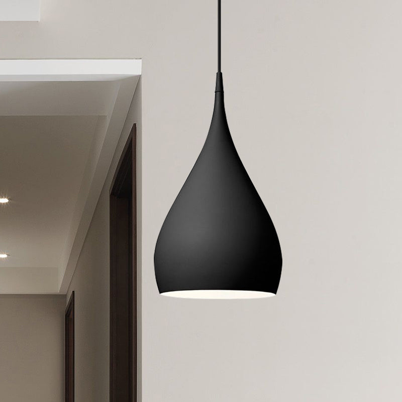 Lampa Wisząca Nowoczesna z Kloszem w Kształcie Kropli