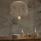 Lampa Wisząca Nowoczesna z Metalową Siatką Drucianą