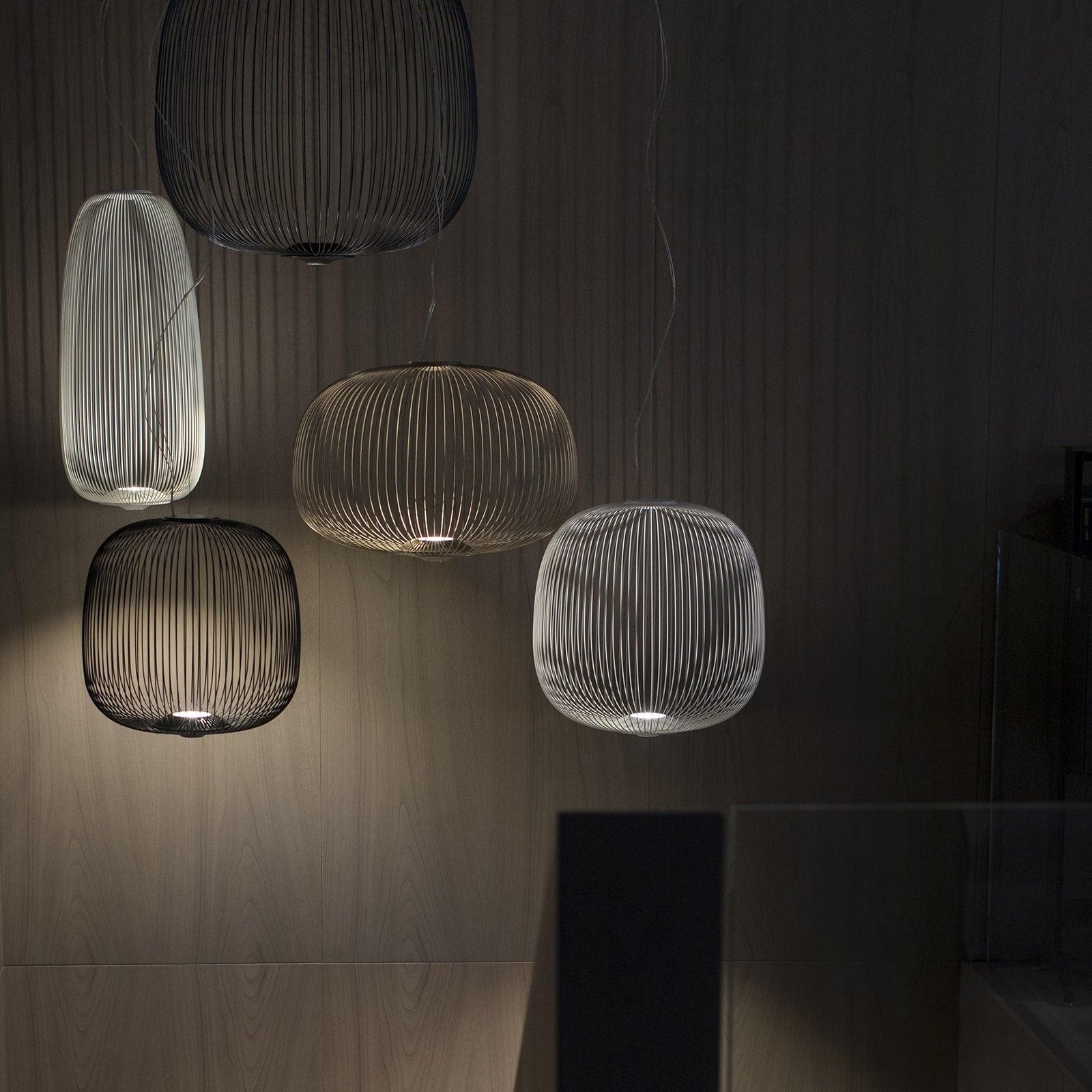 Lampa Wisząca Nowoczesna z Metalową Siatką Drucianą