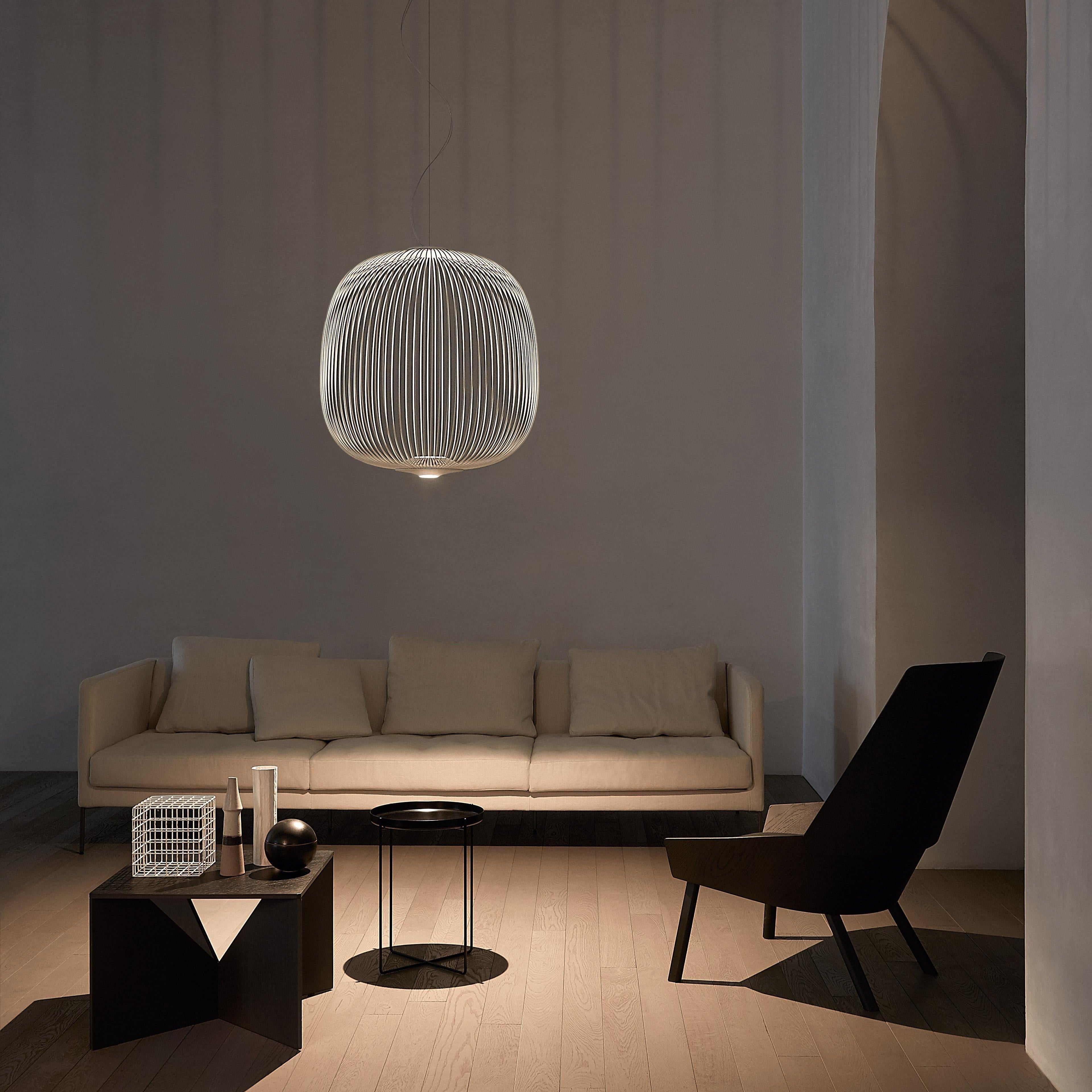 Lampa Wisząca Nowoczesna z Metalową Siatką Drucianą