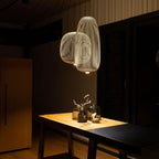 Lampa Wisząca Nowoczesna z Metalową Siatką Drucianą