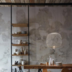 Lampa Wisząca Nowoczesna z Metalową Siatką Drucianą