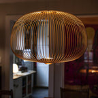 Lampa Wisząca Nowoczesna z Metalową Siatką Drucianą