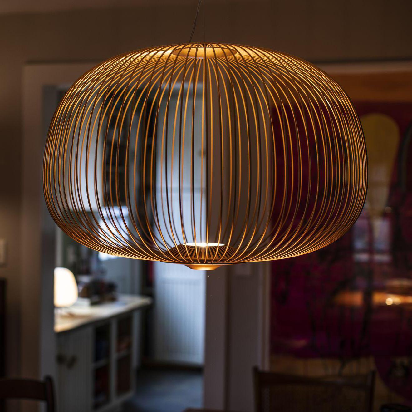 Lampa Wisząca Nowoczesna z Metalową Siatką Drucianą