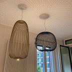 Lampa Wisząca Nowoczesna z Metalową Siatką Drucianą
