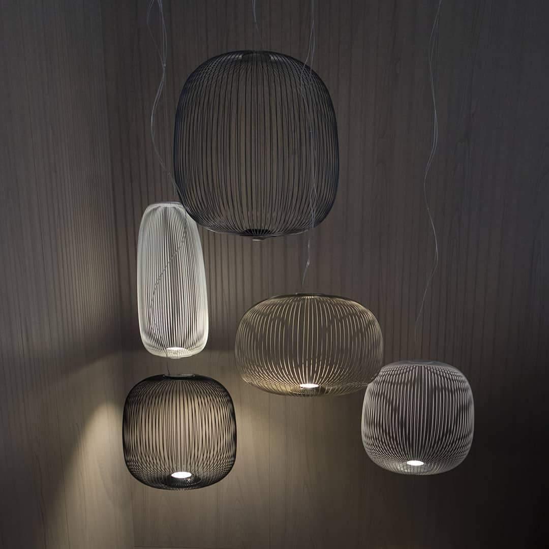 Lampa Wisząca Nowoczesna z Metalową Siatką Drucianą