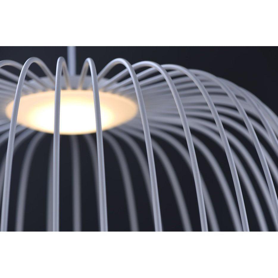 Lampa Wisząca Nowoczesna z Metalową Siatką Drucianą