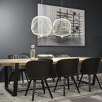 Lampa Wisząca Nowoczesna z Metalową Siatką Drucianą