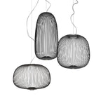 Lampa Wisząca Nowoczesna z Metalową Siatką Drucianą