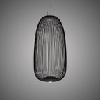 Lampa Wisząca Nowoczesna z Metalową Siatką Drucianą