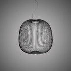 Lampa Wisząca Nowoczesna z Metalową Siatką Drucianą