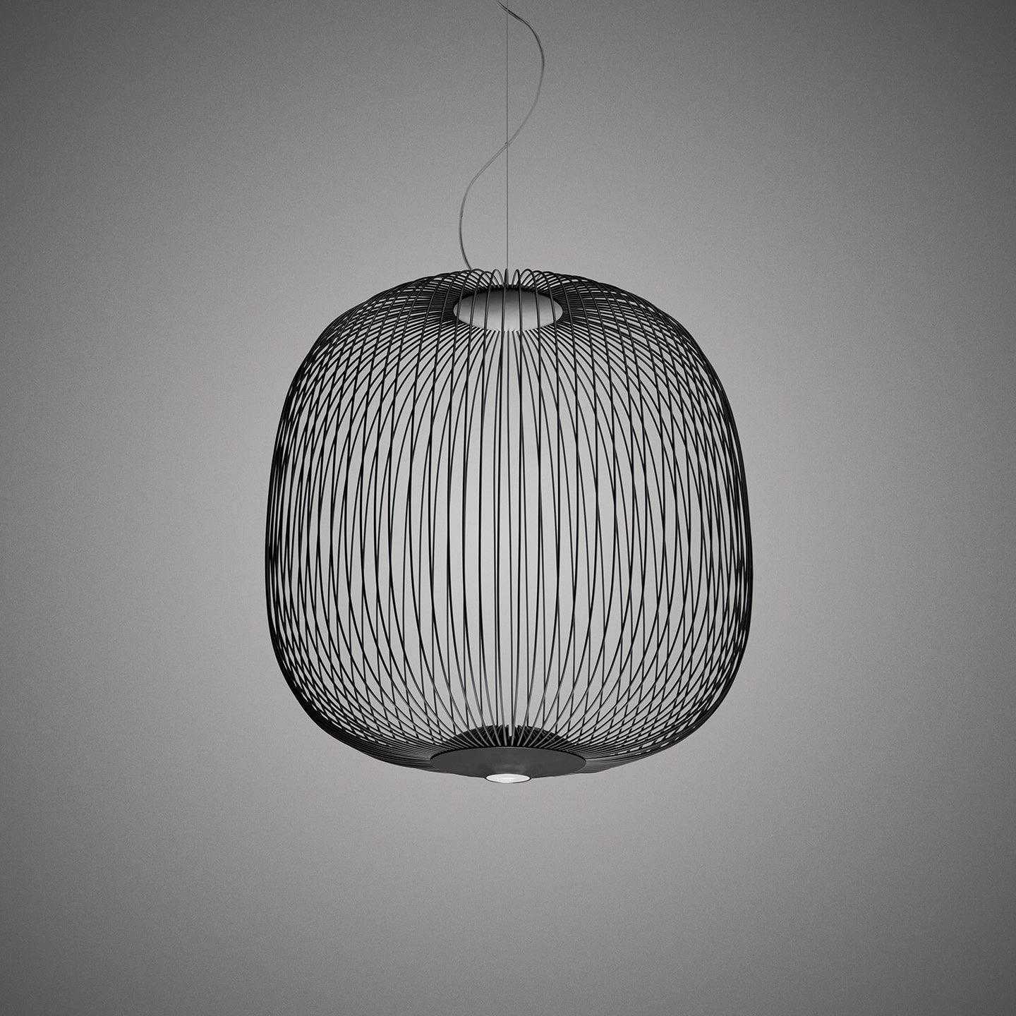 Lampa Wisząca Nowoczesna z Metalową Siatką Drucianą