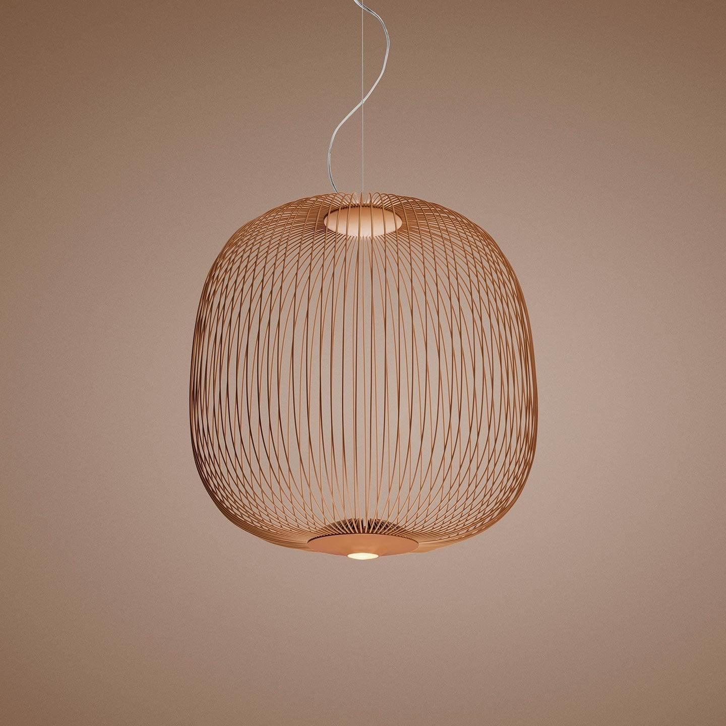 Lampa Wisząca Nowoczesna z Metalową Siatką Drucianą