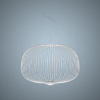 Lampa Wisząca Nowoczesna z Metalową Siatką Drucianą