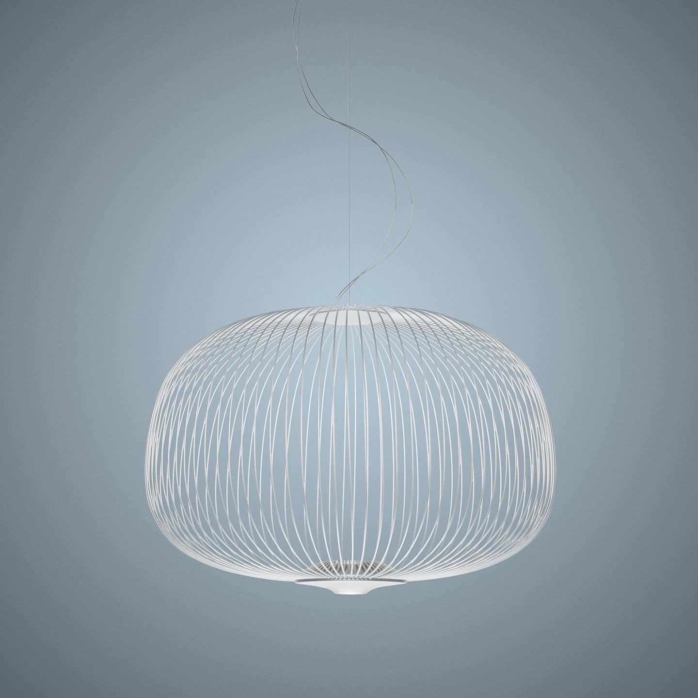 Lampa Wisząca Nowoczesna z Metalową Siatką Drucianą