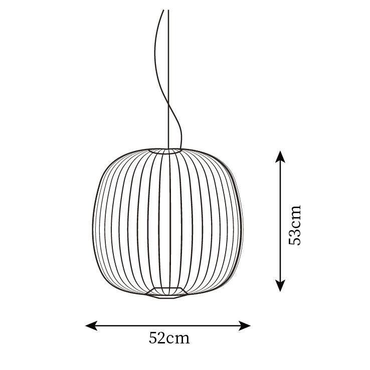 Lampa Wisząca Nowoczesna z Metalową Siatką Drucianą