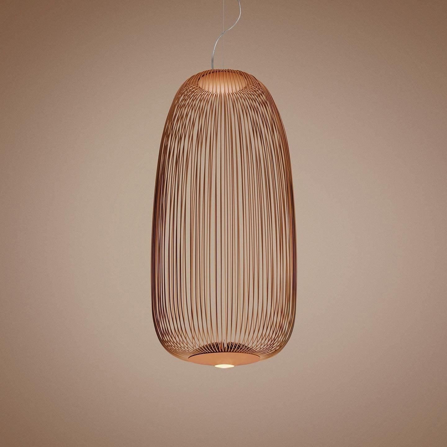 Lampa Wisząca Nowoczesna z Metalową Siatką Drucianą