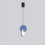 Lampa Wisząca Nowoczesna z Okrągłą Tarczą i Obręczą