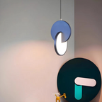 Lampa Wisząca Nowoczesna z Okrągłą Tarczą i Obręczą