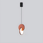 Lampa Wisząca Nowoczesna z Okrągłą Tarczą i Obręczą