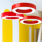 Lampa Wisząca Nowoczesna z Okrągłym Kloszem dla Dzieci