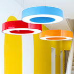 Lampa Wisząca Nowoczesna z Okrągłym Kloszem dla Dzieci