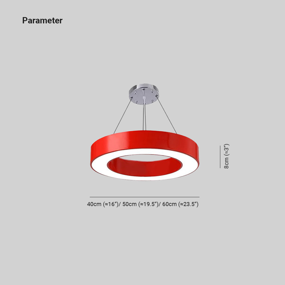 Lampa Wisząca Nowoczesna z Okrągłym Kloszem dla Dzieci