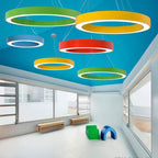 Lampa Wisząca Nowoczesna z Okrągłym Kloszem dla Dzieci