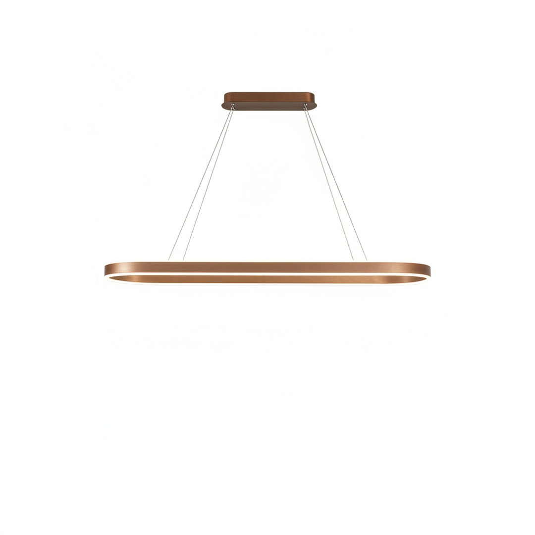 Lampa Wisząca Nowoczesna z Owalnym Kloszem i Funkcją Ściemniania