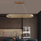 Lampa Wisząca Nowoczesna z Owalnym Kloszem i Funkcją Ściemniania