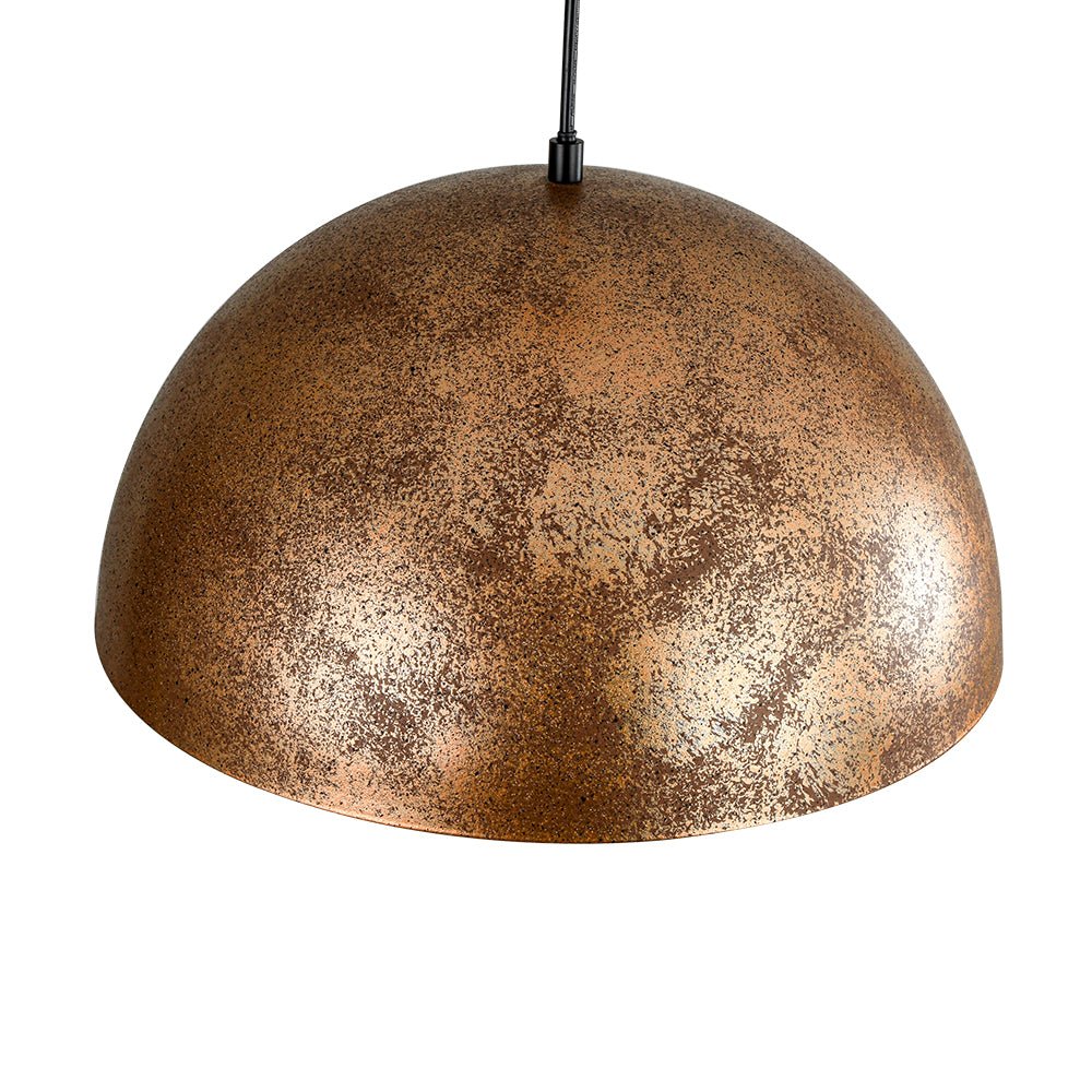 Lampa Wisząca Nowoczesna z Półkulistym Kloszem i Złotym Wnętrzem ##POS:49##