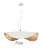 Lampa Wisząca Nowoczesna z Wygiętym Kloszem na Sufit ##POS:110##