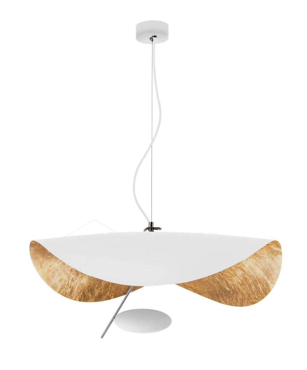 Lampa Wisząca Nowoczesna z Wygiętym Kloszem na Sufit ##POS:110##