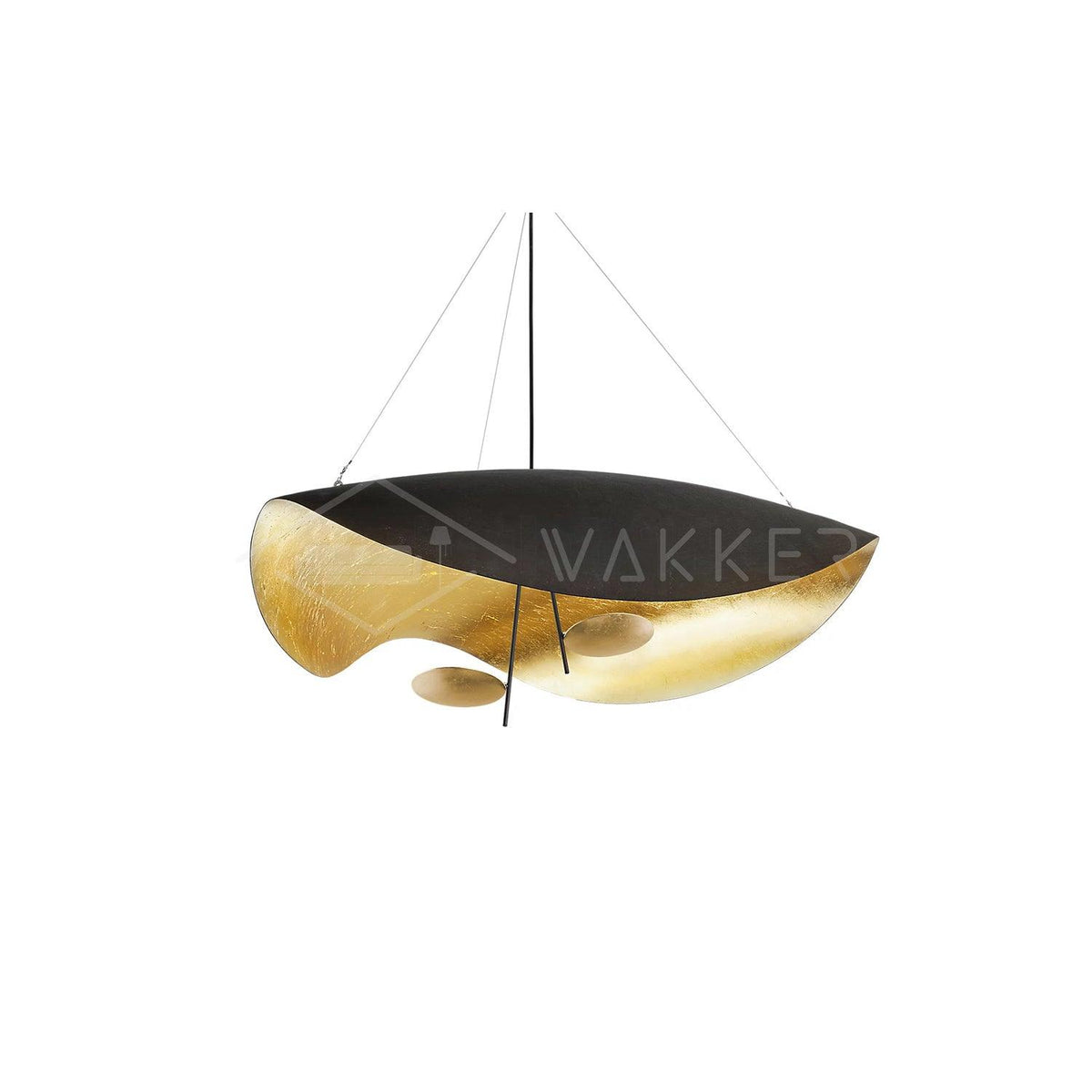 Lampa Wisząca Nowoczesna z Wygiętym Kloszem na Sufit