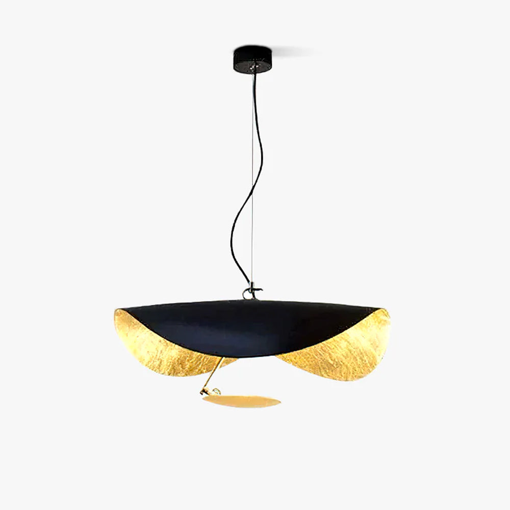 Lampa Wisząca Nowoczesna z Wygiętym Kloszem na Sufit