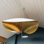 Lampa Wisząca Nowoczesna z Wygiętym Kloszem na Sufit