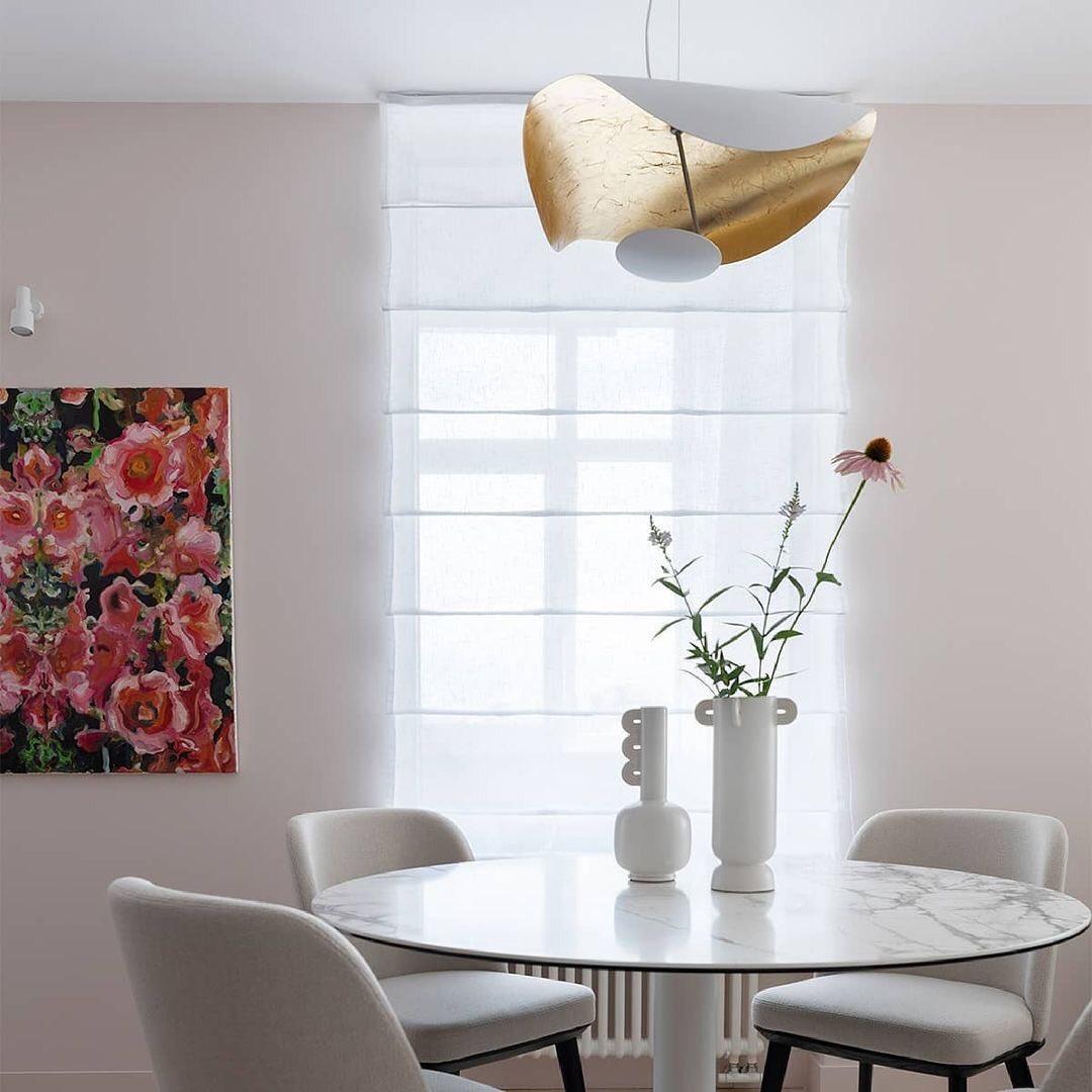 Lampa Wisząca Nowoczesna z Wygiętym Kloszem na Sufit ##POS:143##