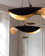 Lampa Wisząca Nowoczesna z Wygiętym Kloszem na Sufit